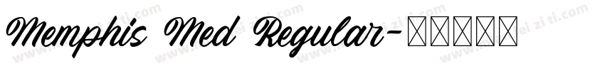 Memphis Med Regular字体转换